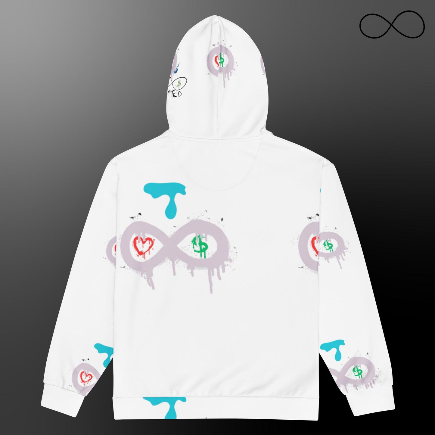 Sudadera con capucha y cremallera unisex UD 5