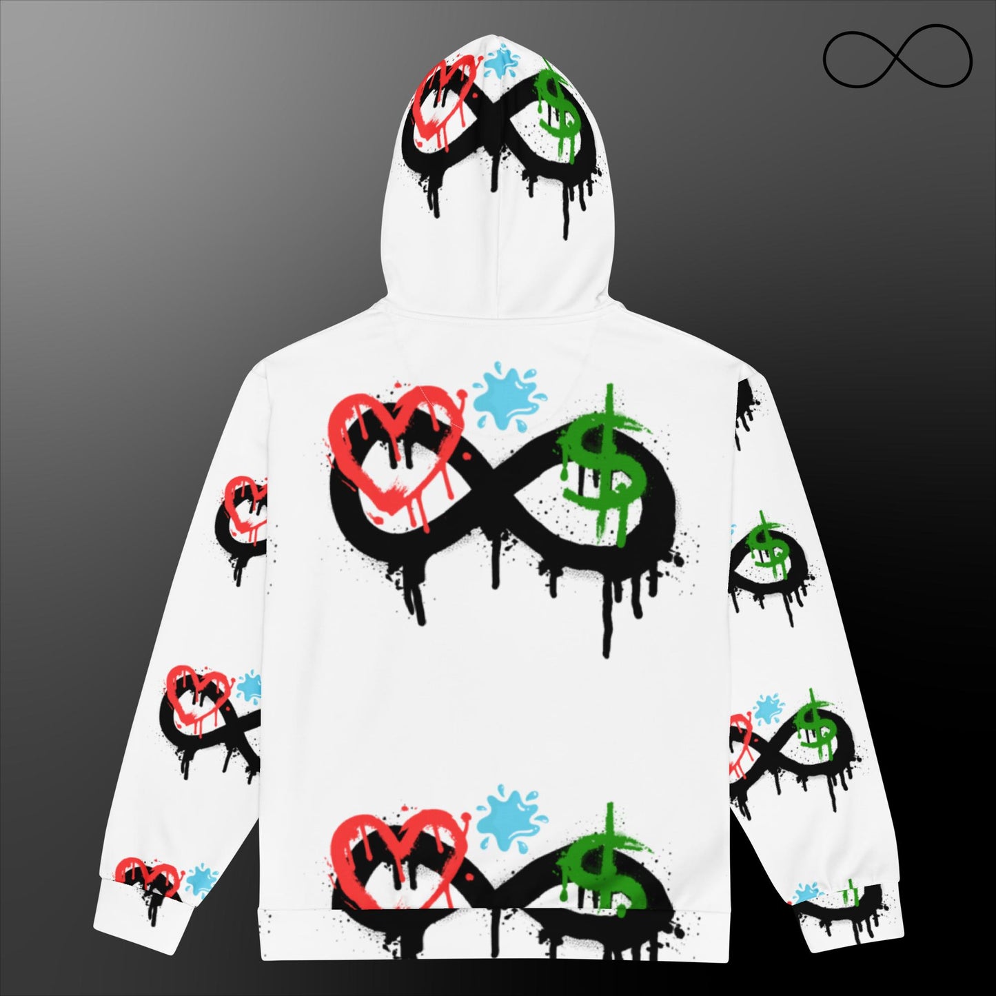 Sudadera con capucha y cremallera unisex UD 8.5