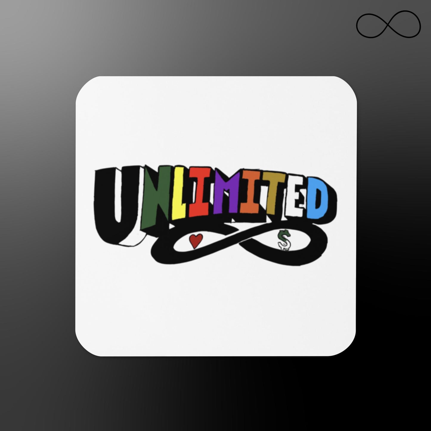 UN 1 Cork-Back Coaster