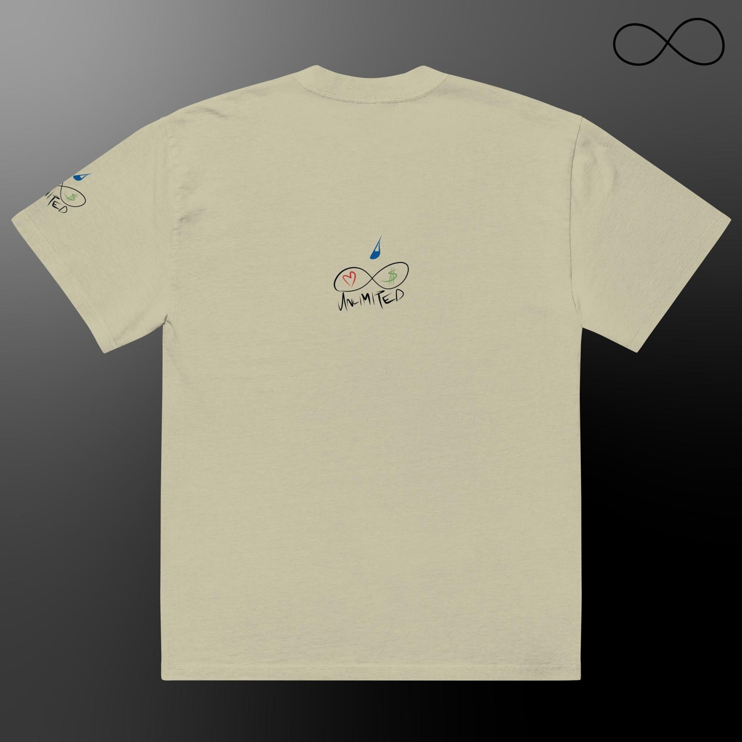 Camiseta descolorida extragrande UD Drip