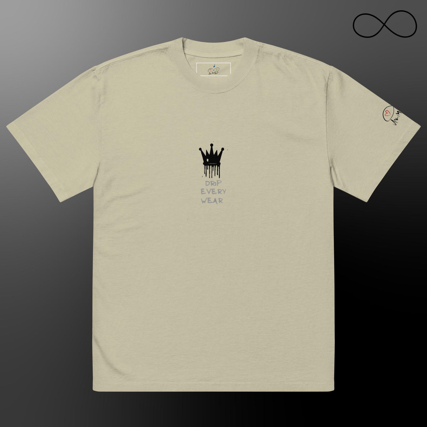 Camiseta descolorida extragrande UD Drip