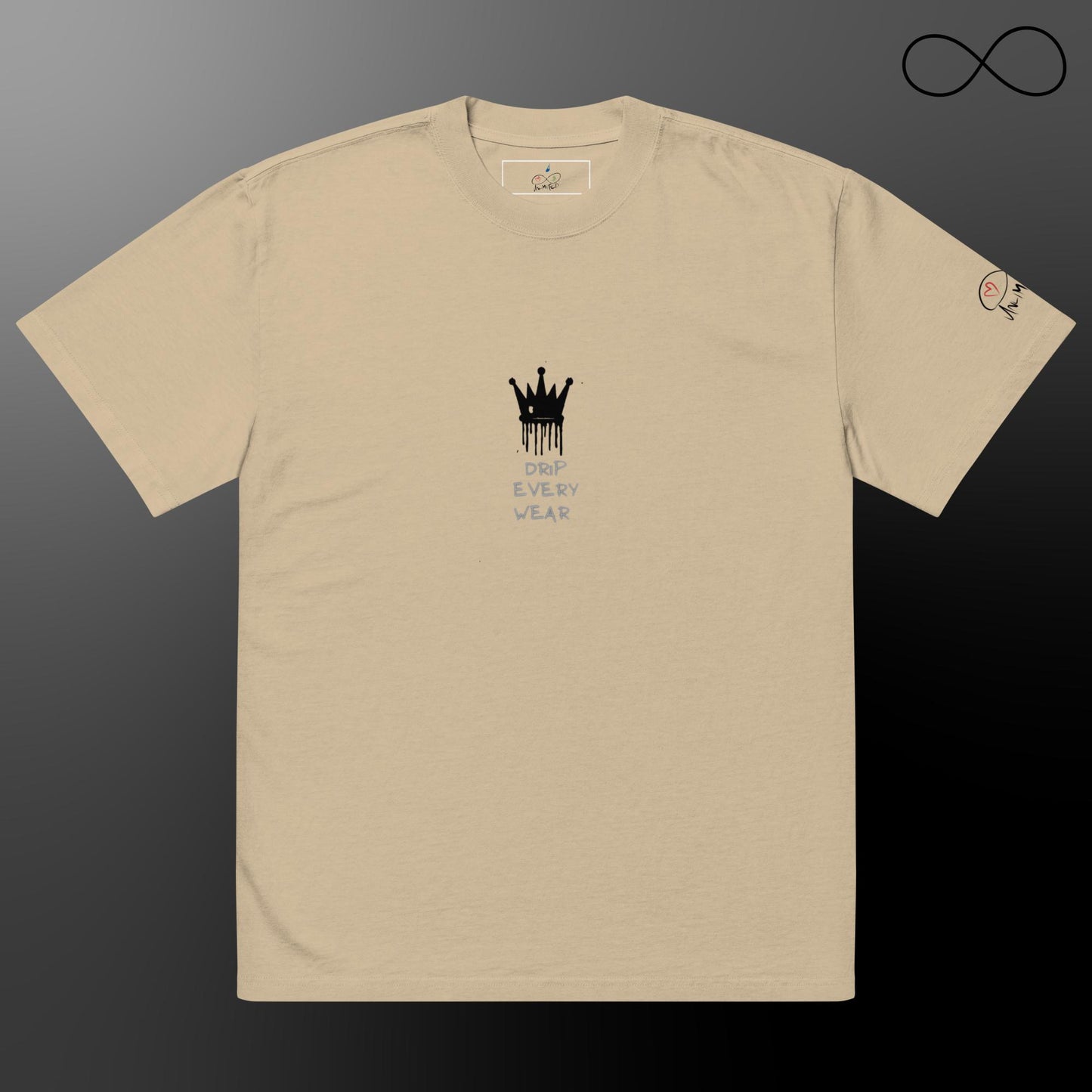 Camiseta descolorida extragrande UD Drip