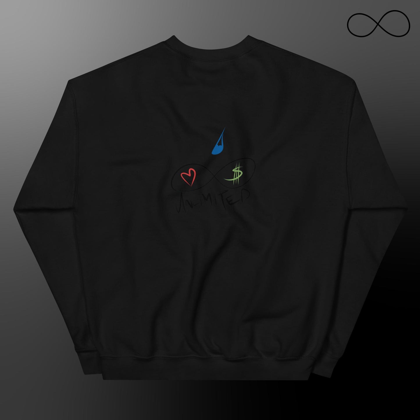 Sudadera unisex Espacios ilimitados