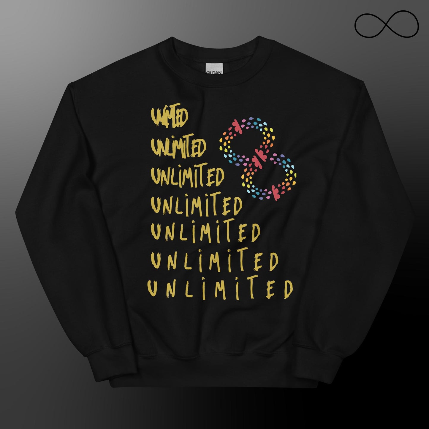 Sudadera unisex Espacios ilimitados