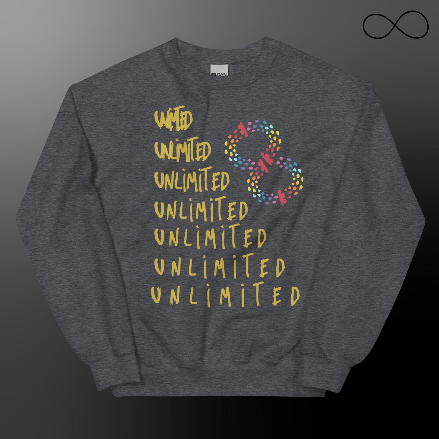 Sudadera unisex Espacios ilimitados