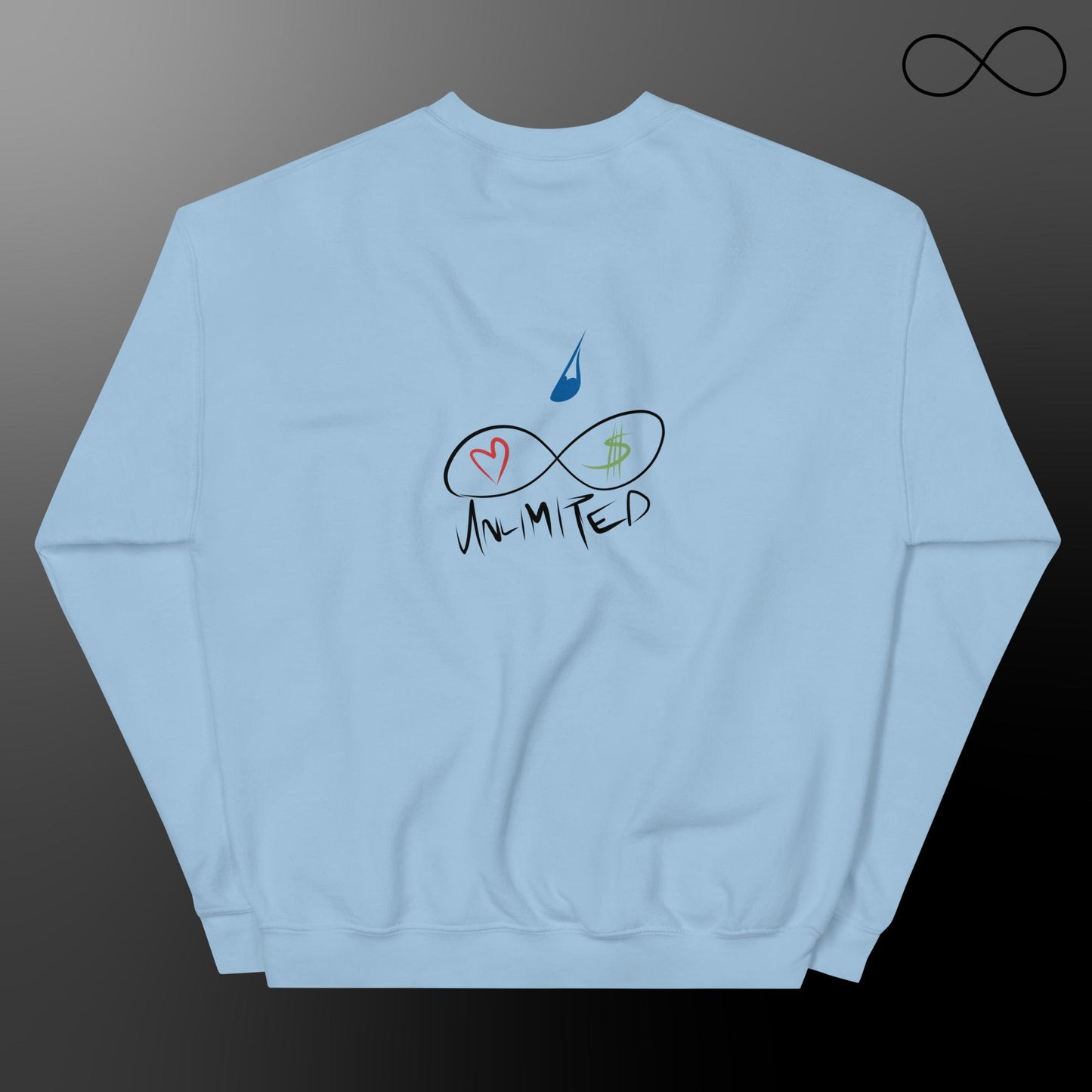 Sudadera unisex Espacios ilimitados
