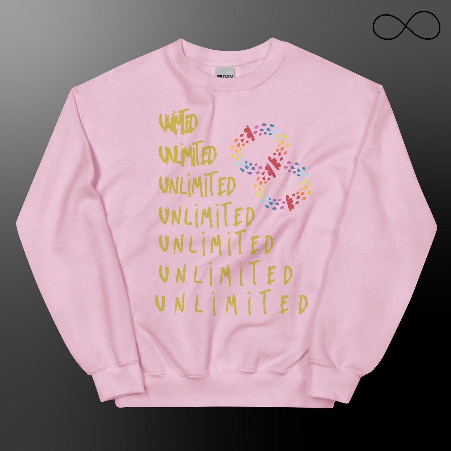 Sudadera unisex Espacios ilimitados