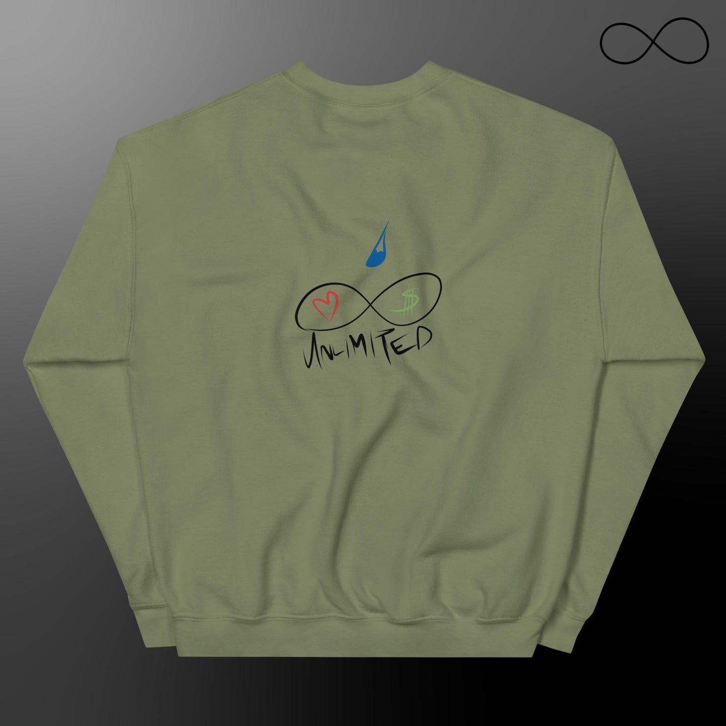 Sudadera unisex Espacios ilimitados
