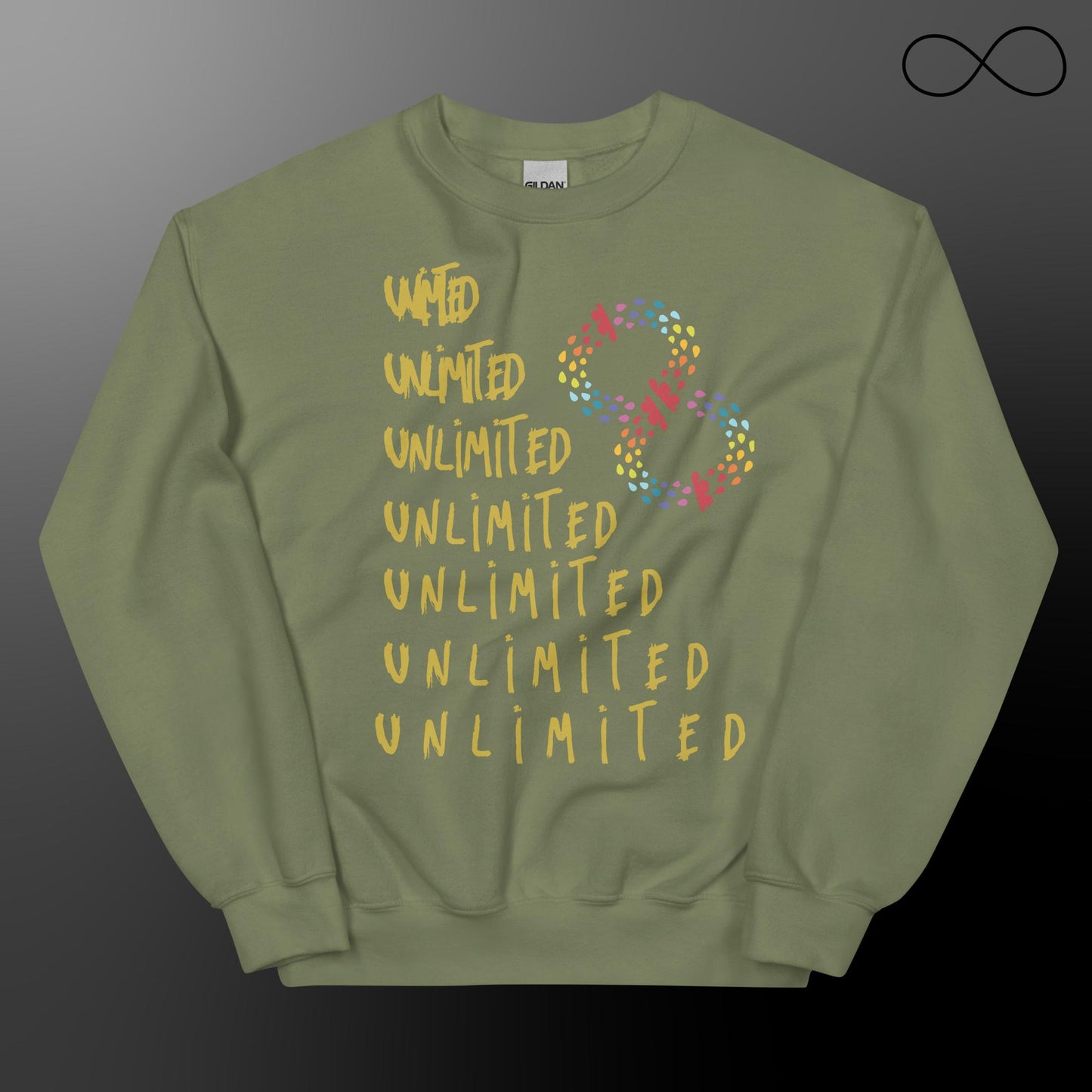 Sudadera unisex Espacios ilimitados