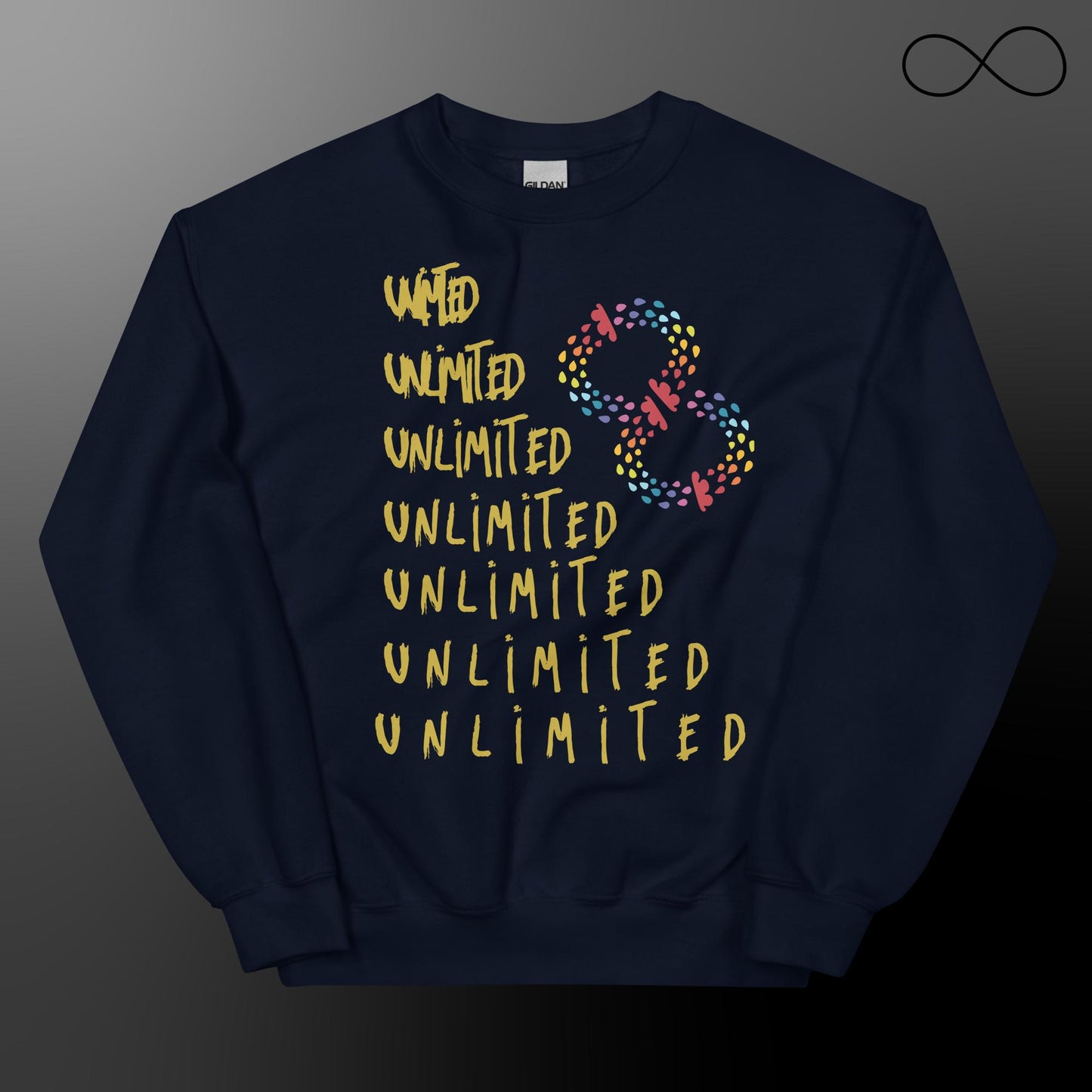 Sudadera unisex Espacios ilimitados