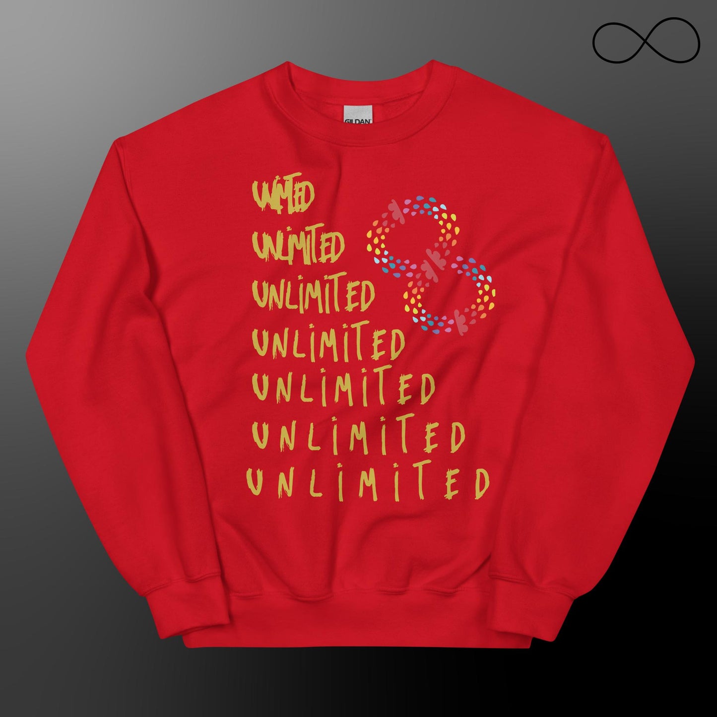 Sudadera unisex Espacios ilimitados