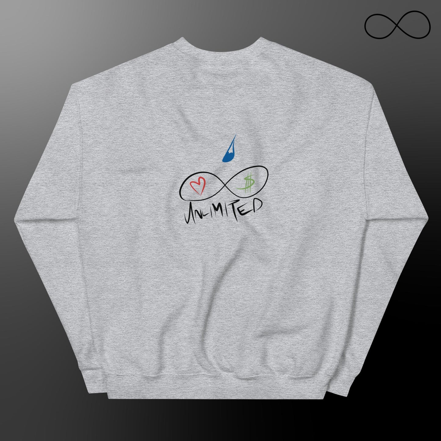 Sudadera unisex Espacios ilimitados