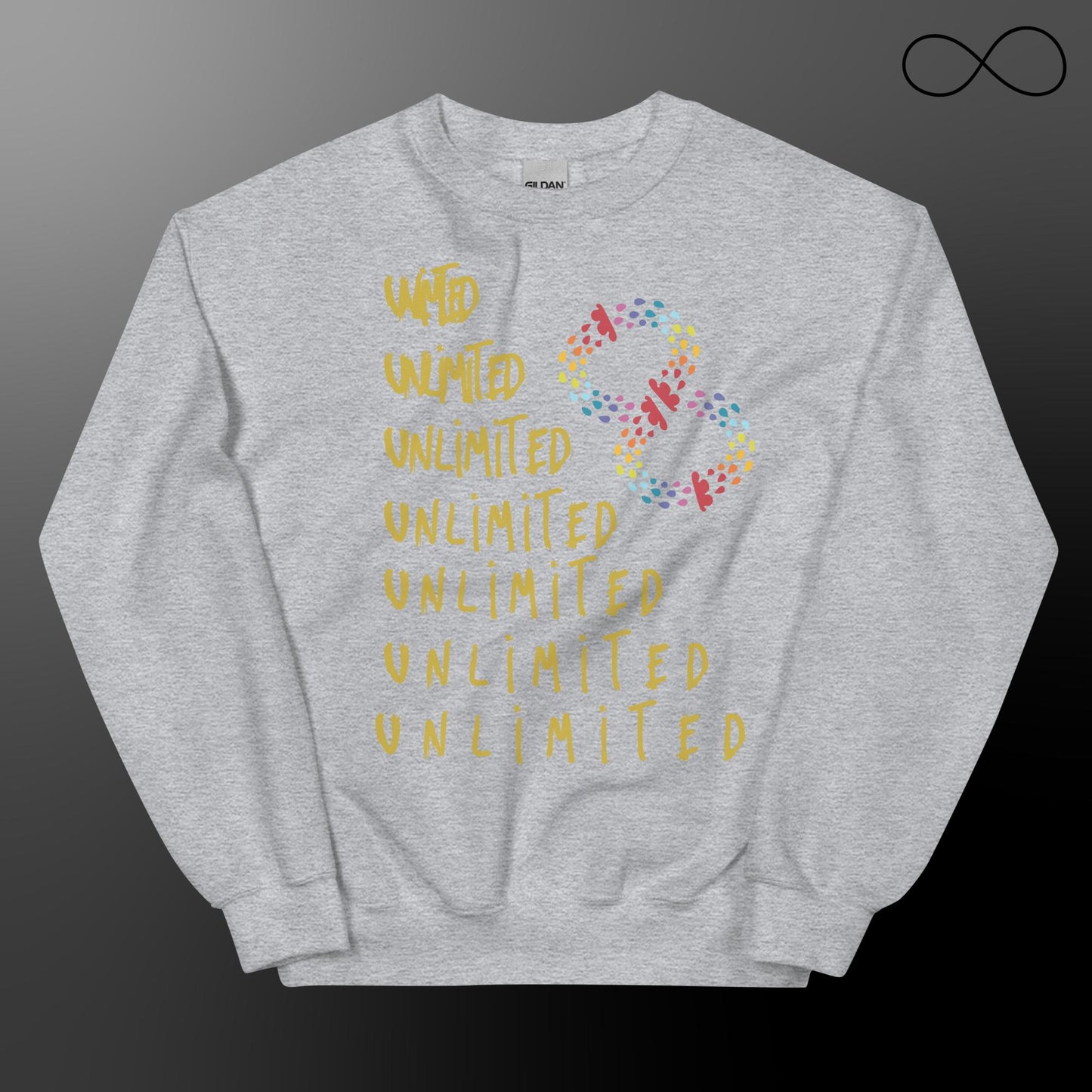 Sudadera unisex Espacios ilimitados
