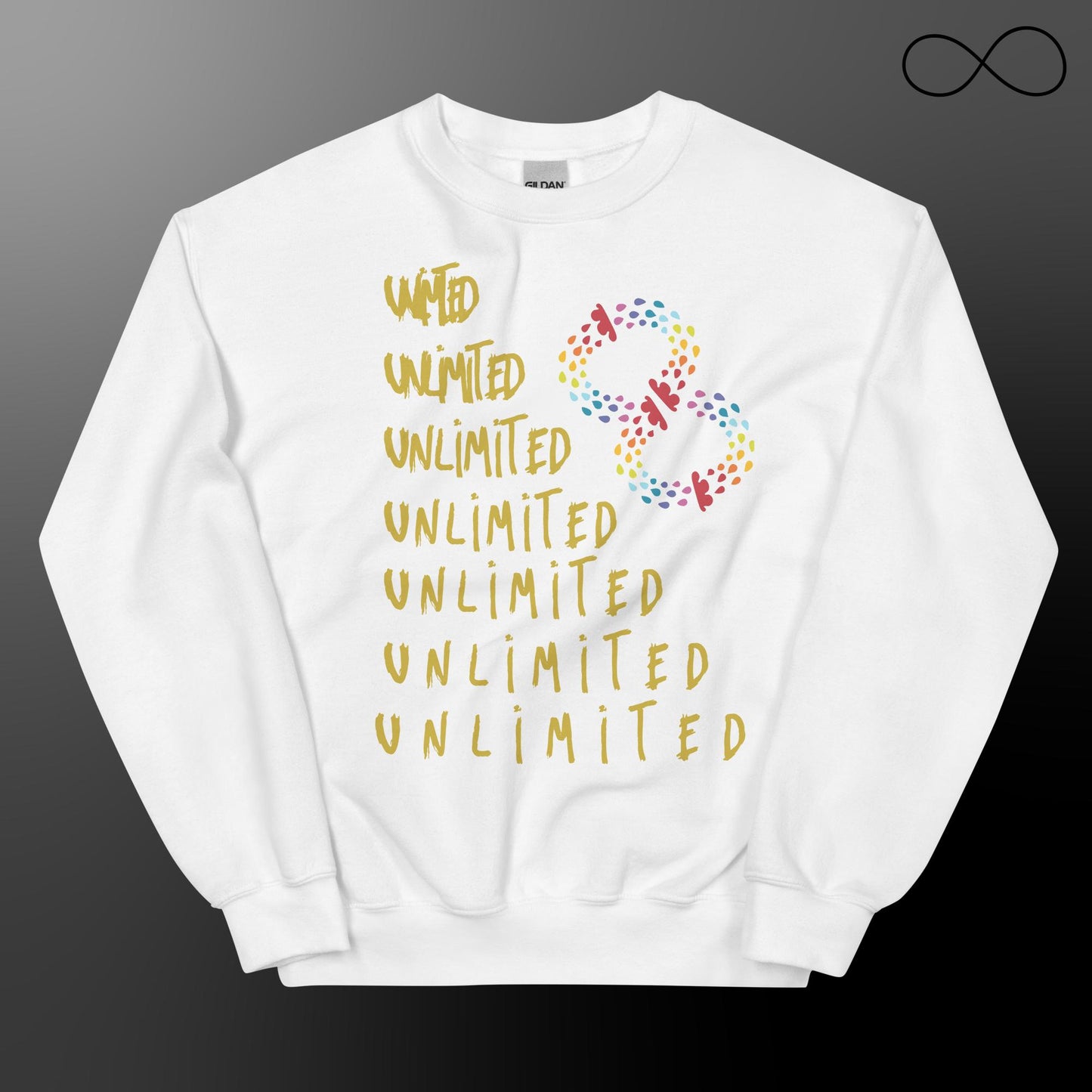 Sudadera unisex Espacios ilimitados