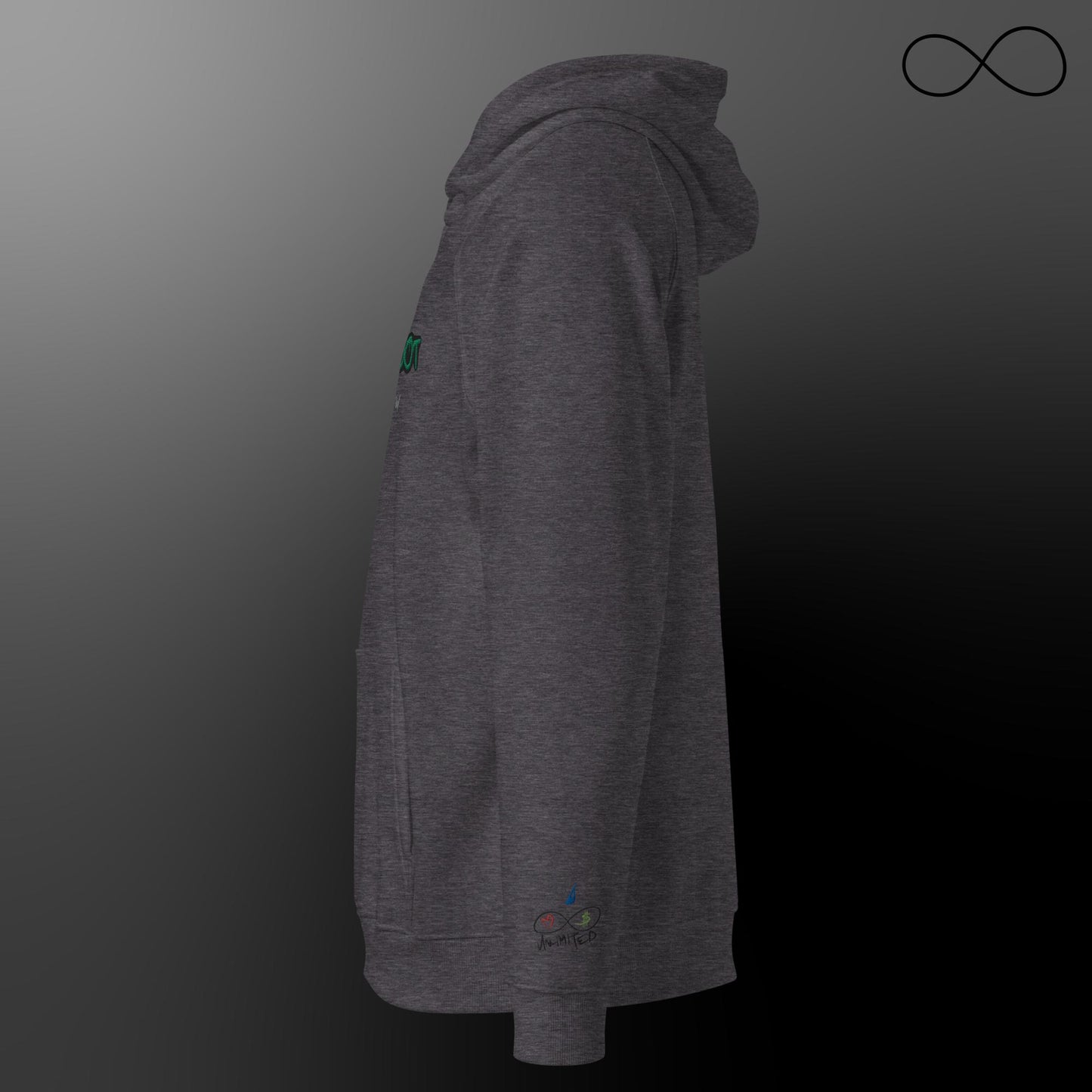 UD Absoulute (Green) Unisex Eco Raglan Hoodie