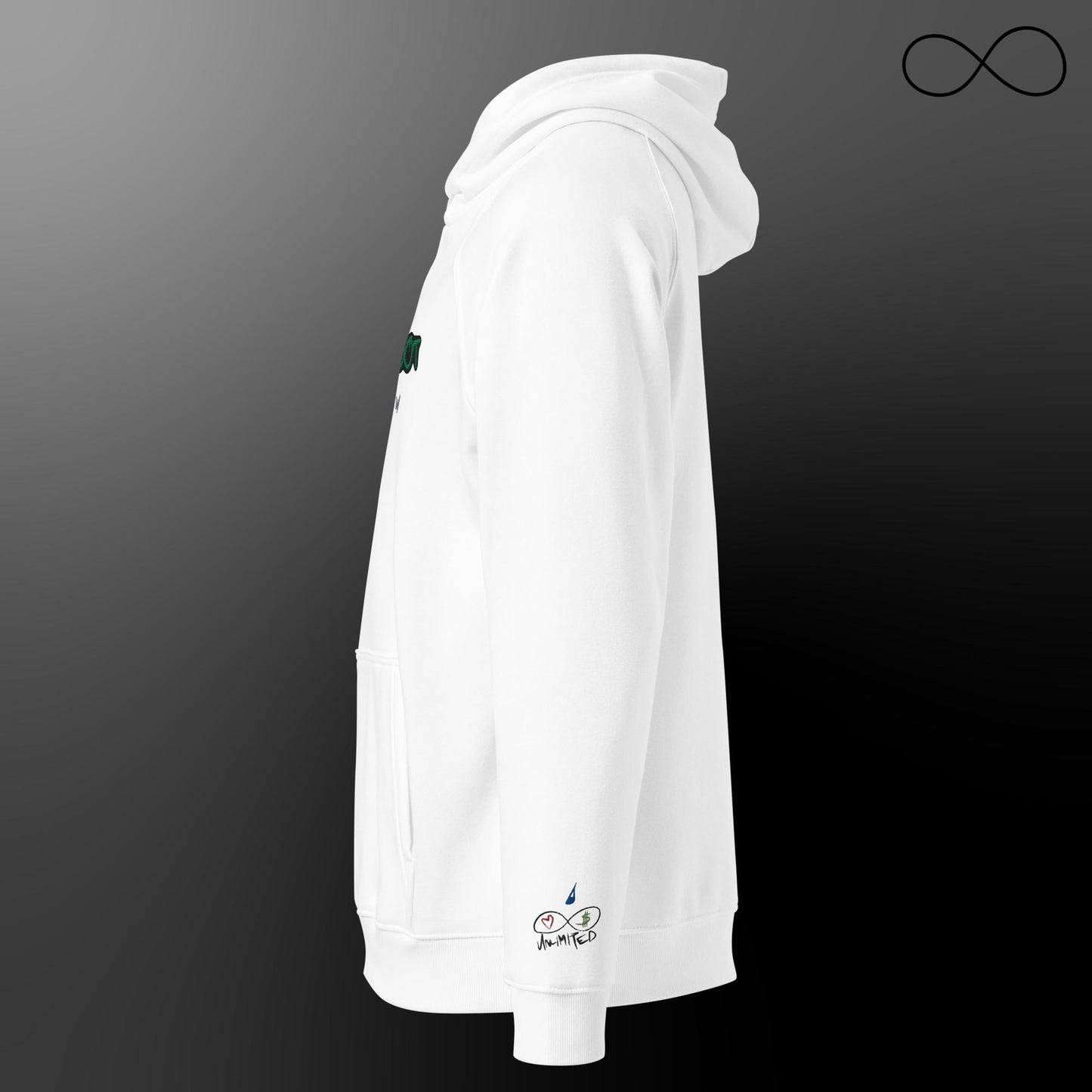 UD Absoulute (Green) Unisex Eco Raglan Hoodie