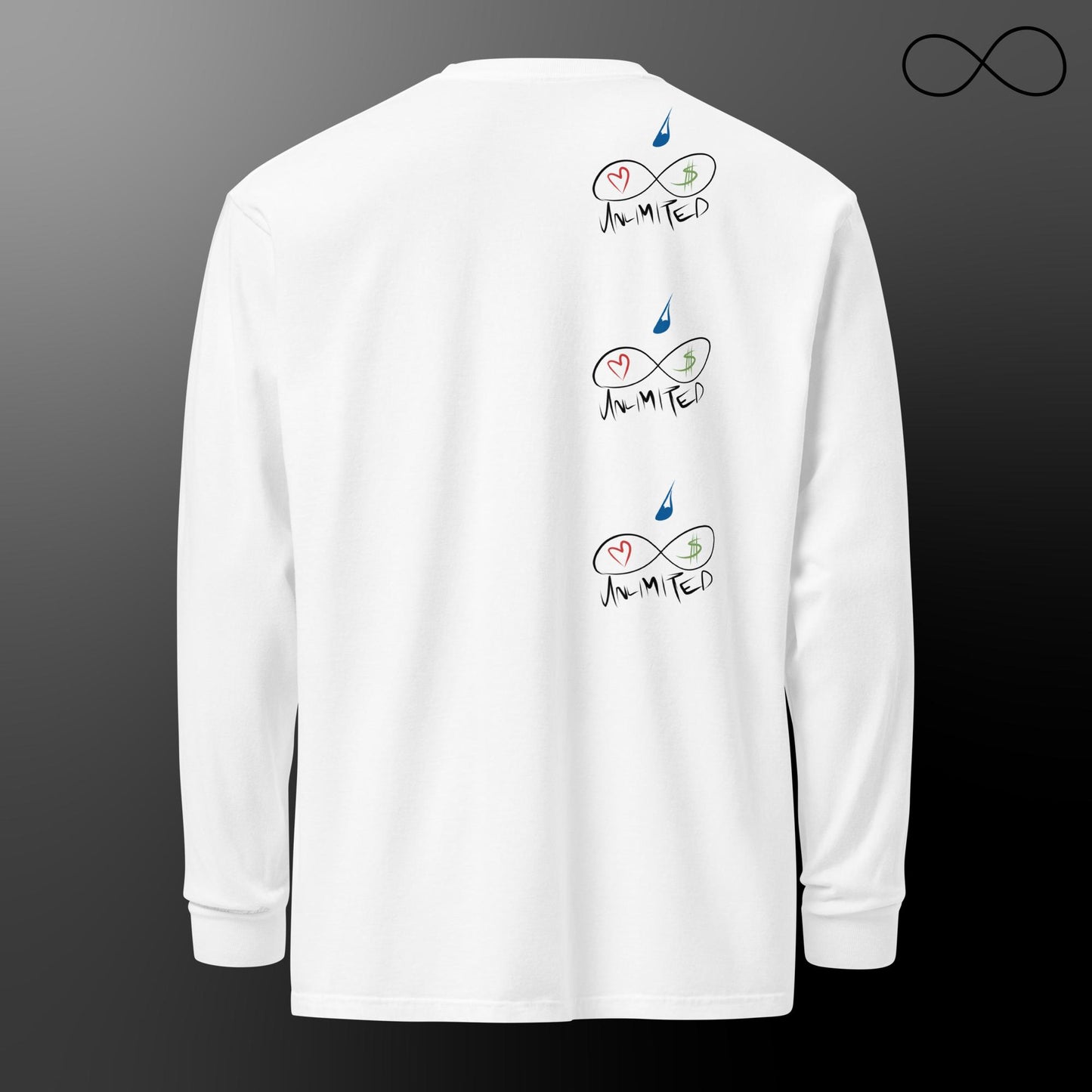 Camisa de manga larga pesada teñida en prenda ABSOULUTE