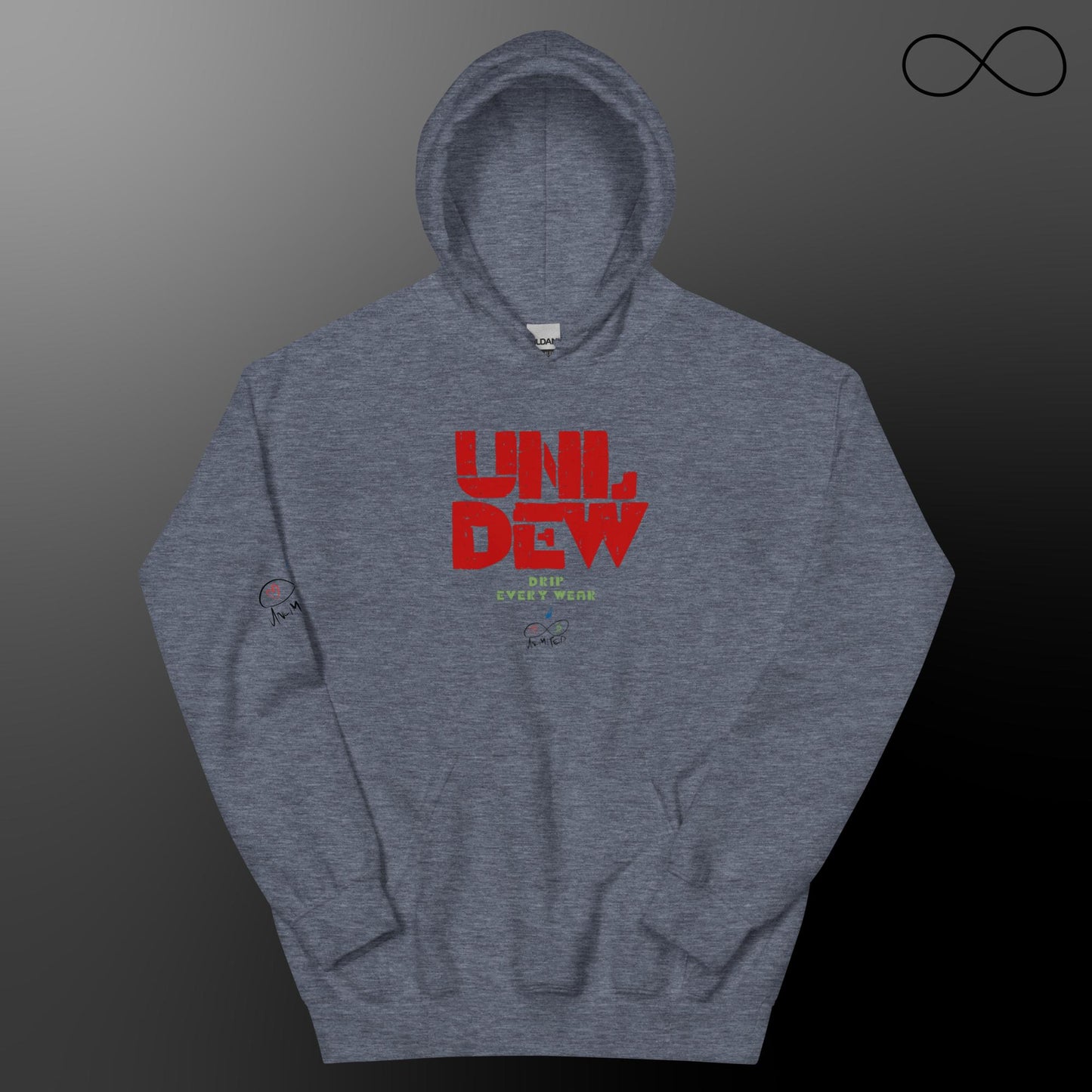 Sudadera unisex UNL Dew Red