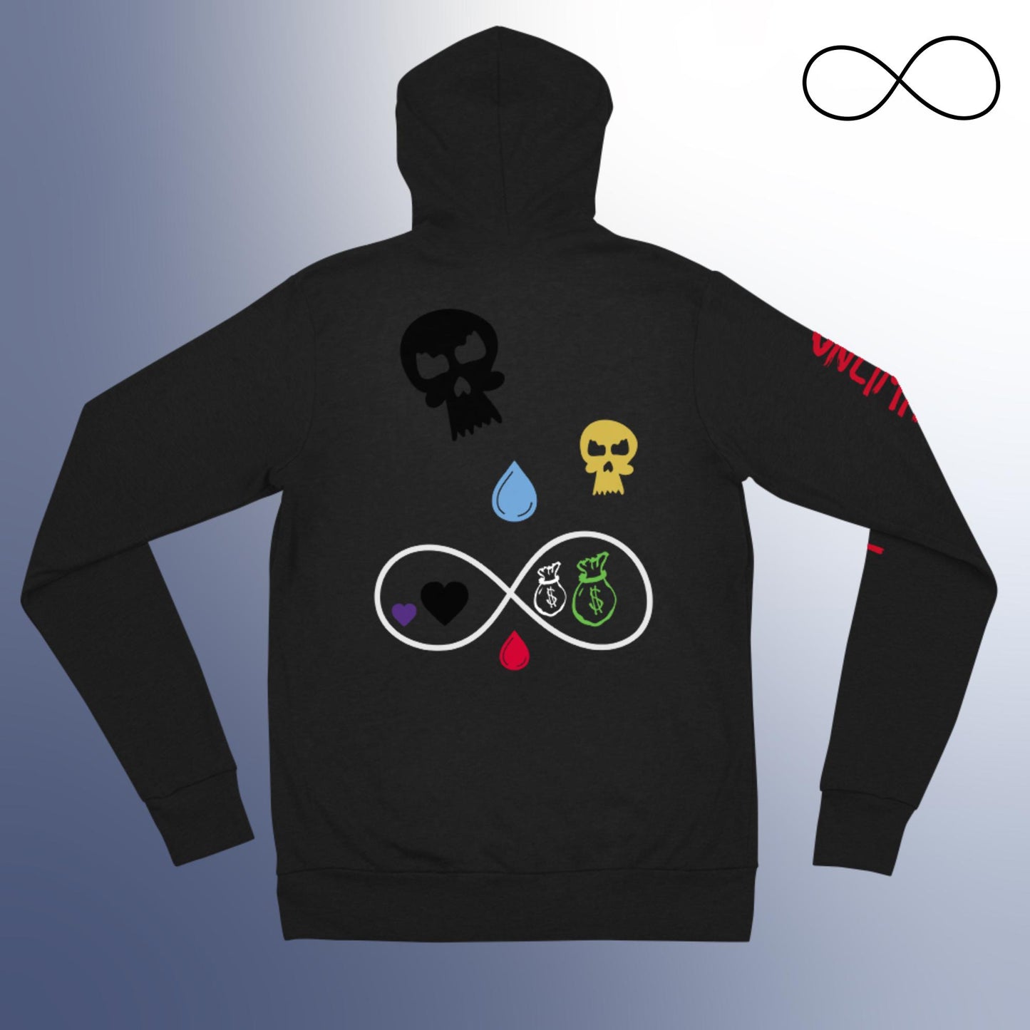 Infinity 2 Dew Unisex Zip Hoodie
