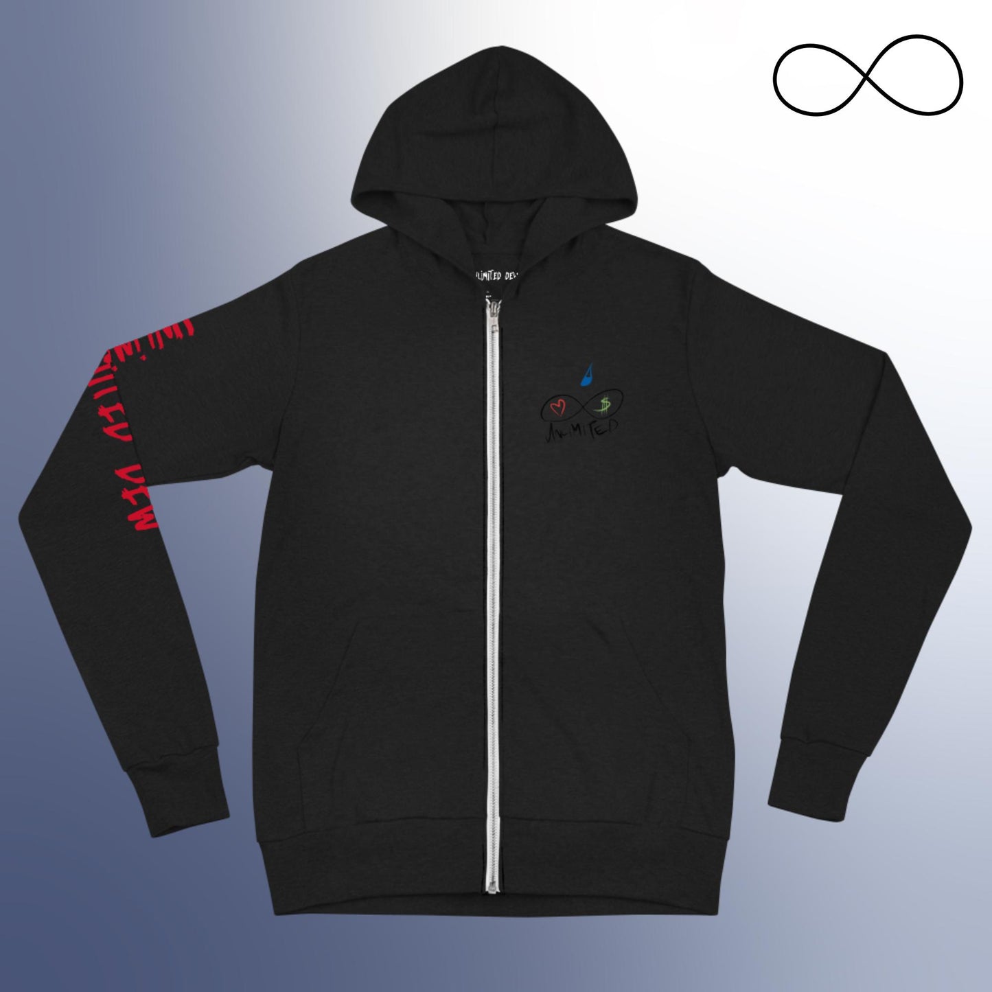 Infinity 2 Dew Unisex Zip Hoodie
