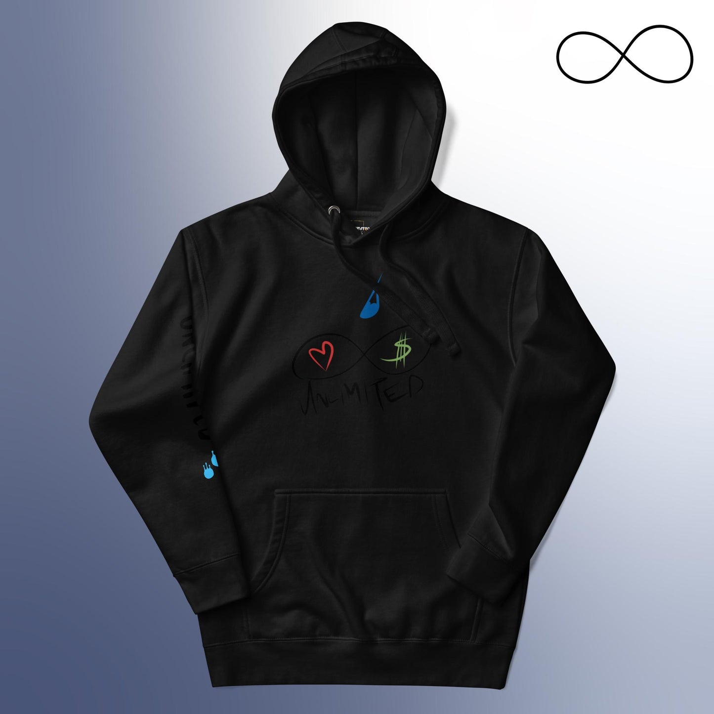 Multiple FONTS (ARM) Hoodies