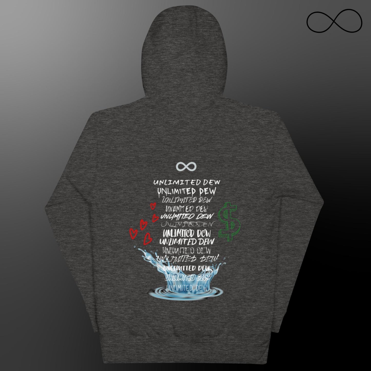 Sudadera unisex con múltiples fuentes ilimitadas