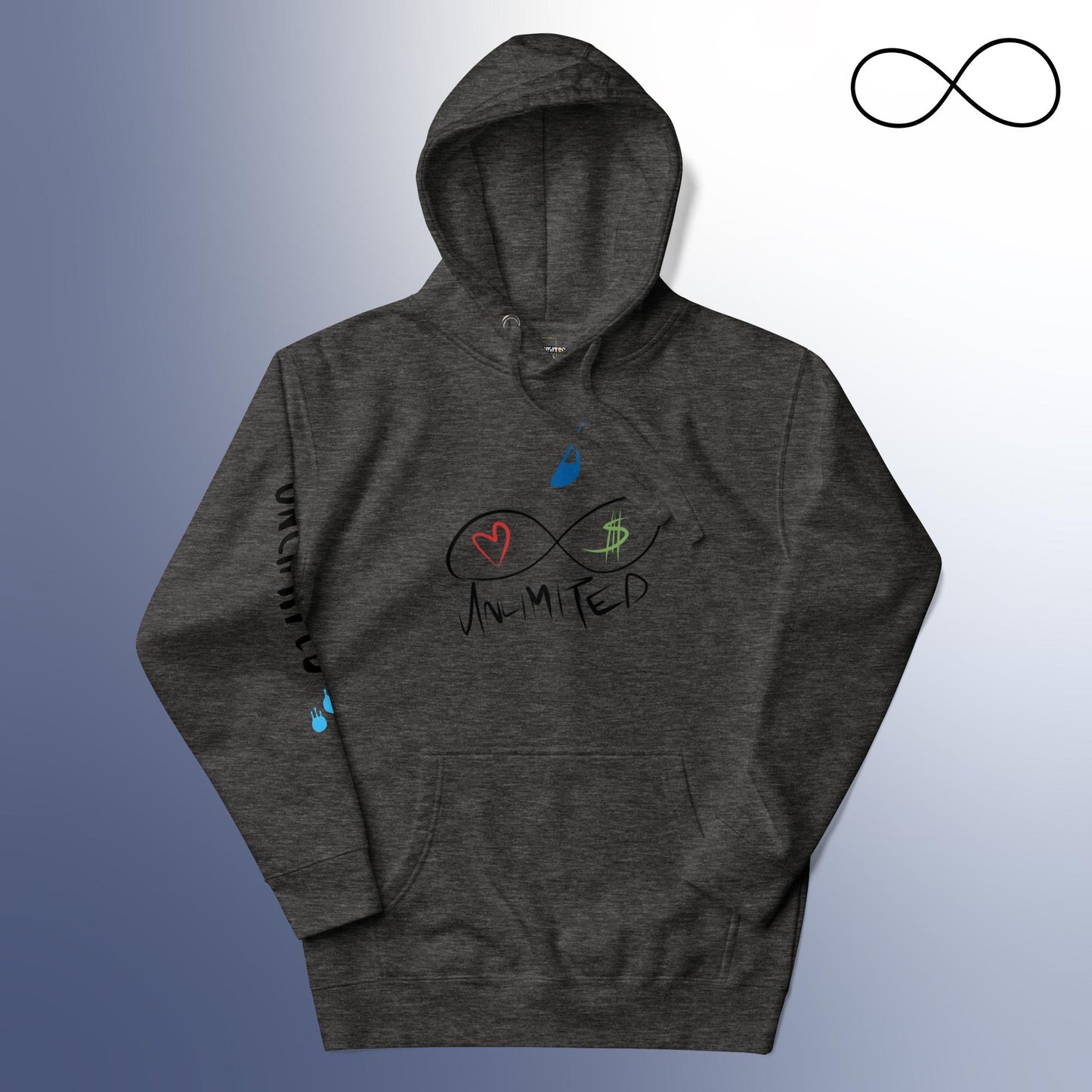 Multiple FONTS (ARM) Hoodies