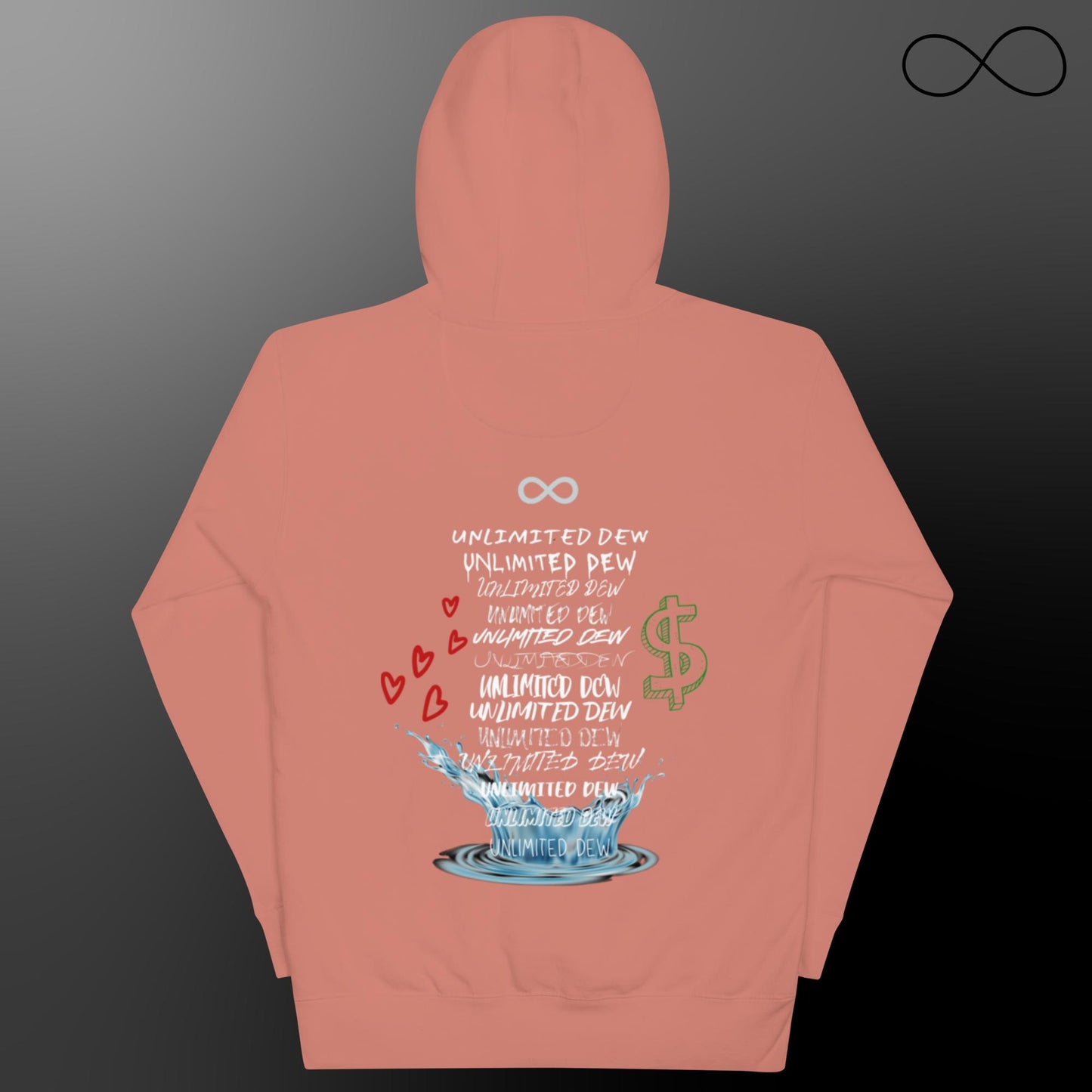 Sudadera unisex con múltiples fuentes ilimitadas