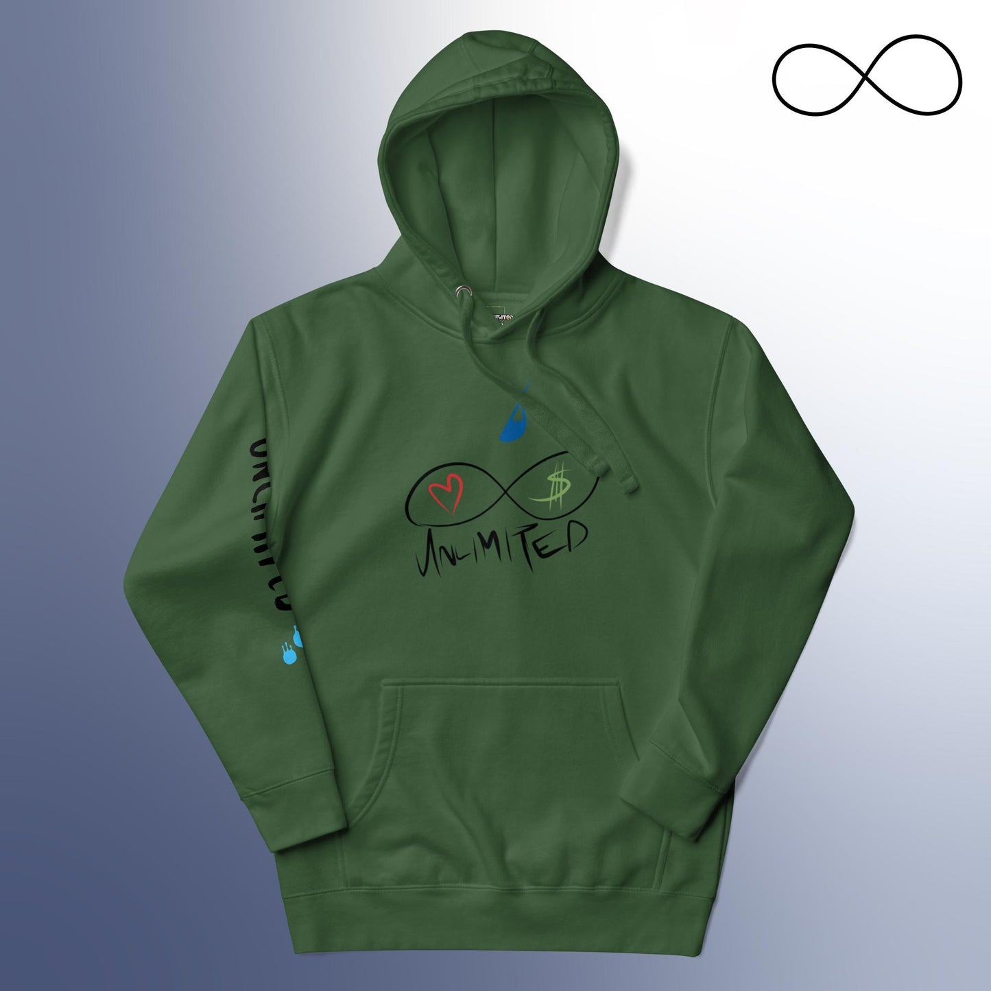 Multiple FONTS (ARM) Hoodies