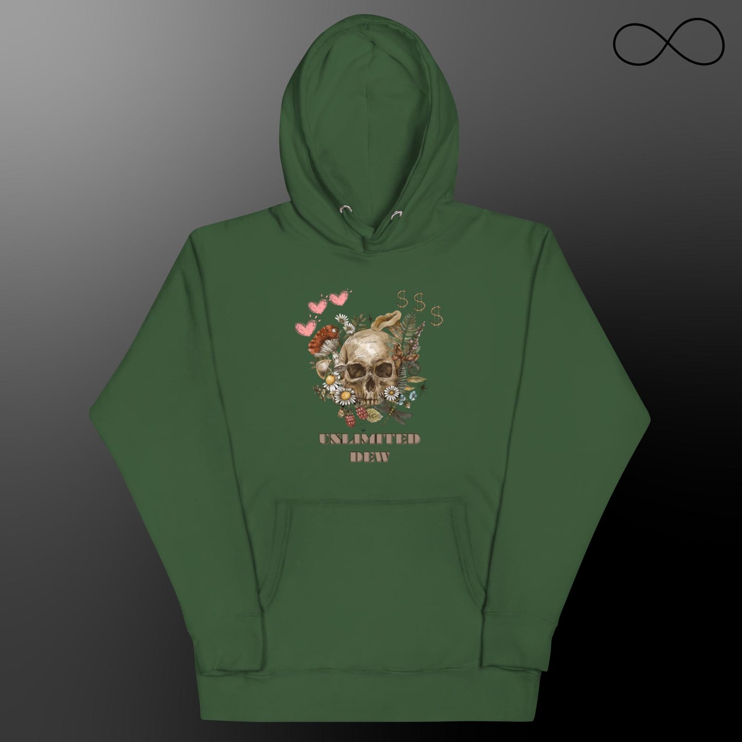 Triple Skull Dew Unisex Hoodie