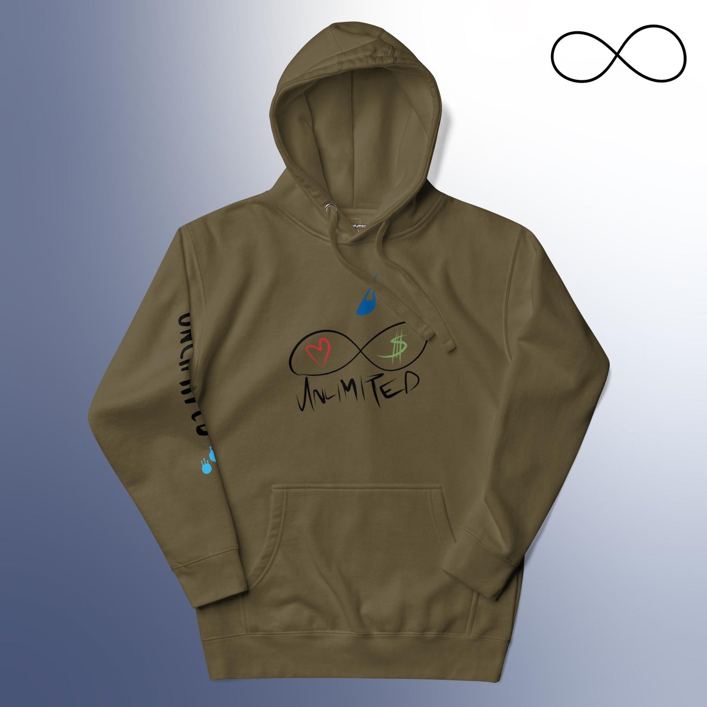 Multiple FONTS (ARM) Hoodies