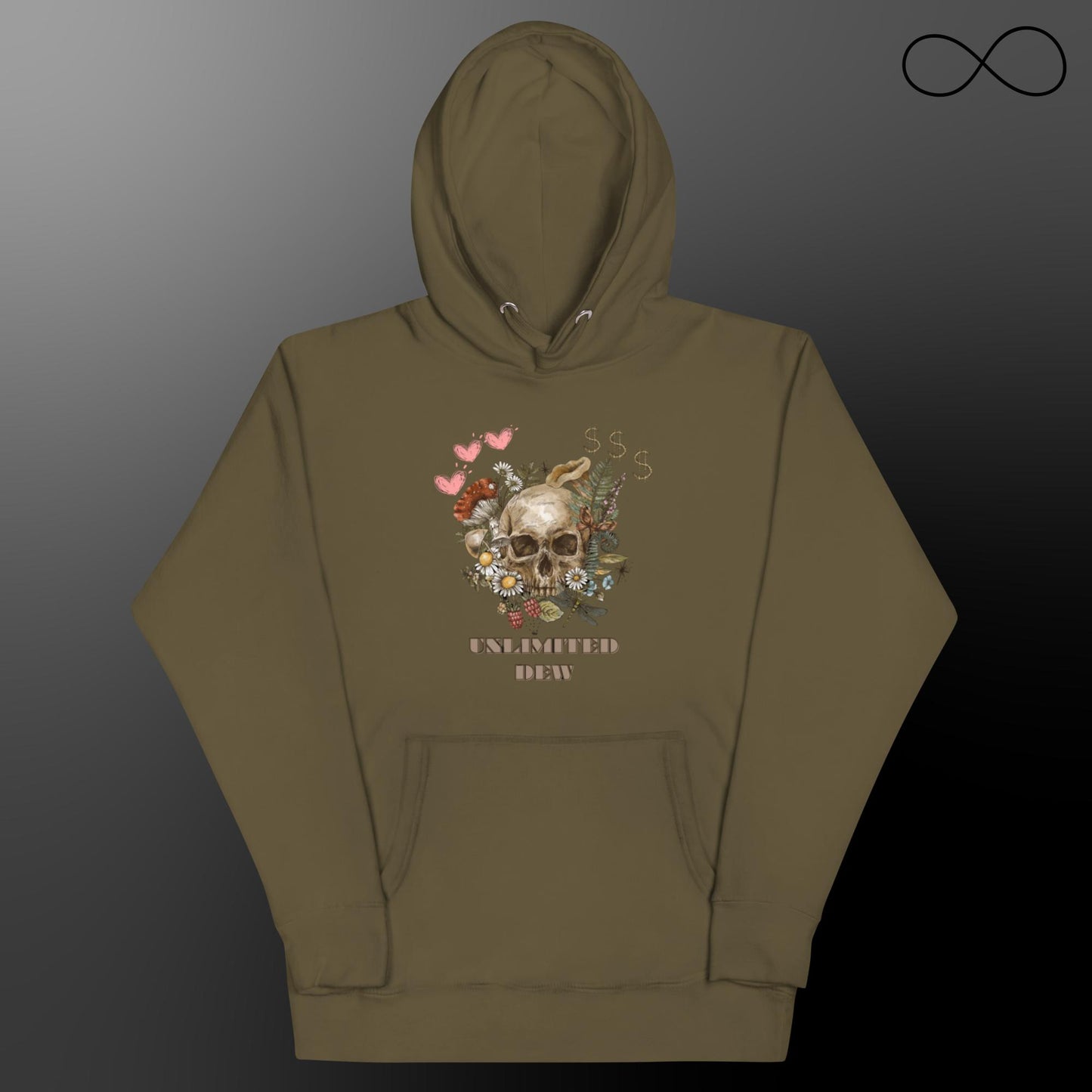 Triple Skull Dew Unisex Hoodie
