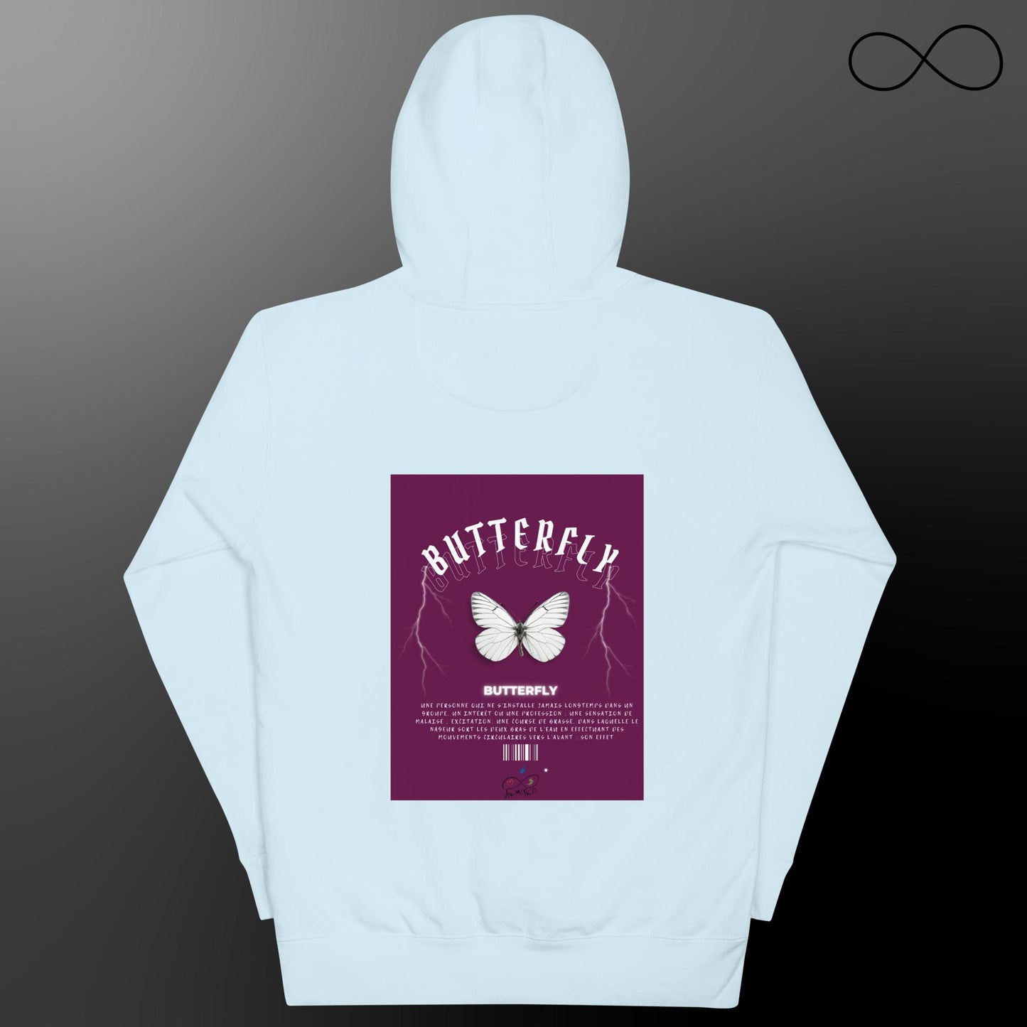Sudadera unisex con capucha Butterfly Affect