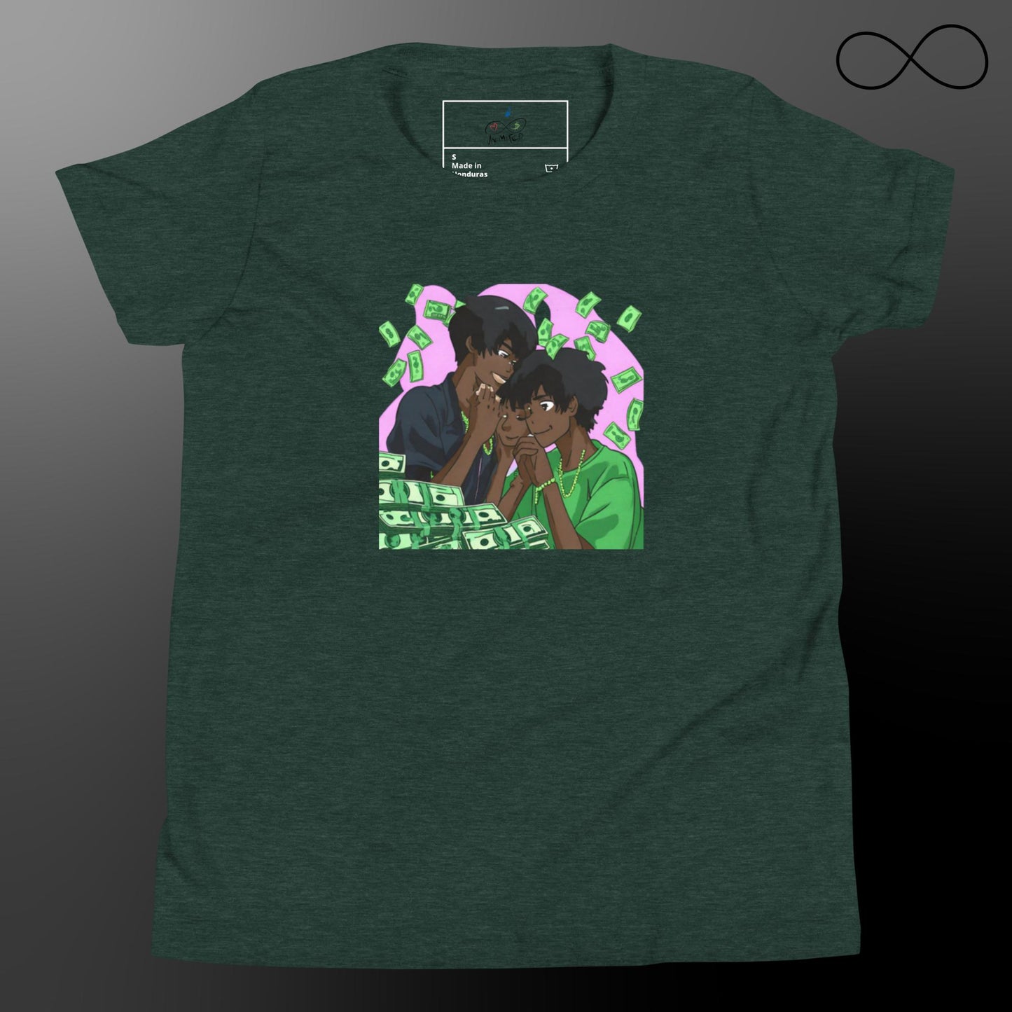 Camiseta juvenil de manga corta UD Anime 8