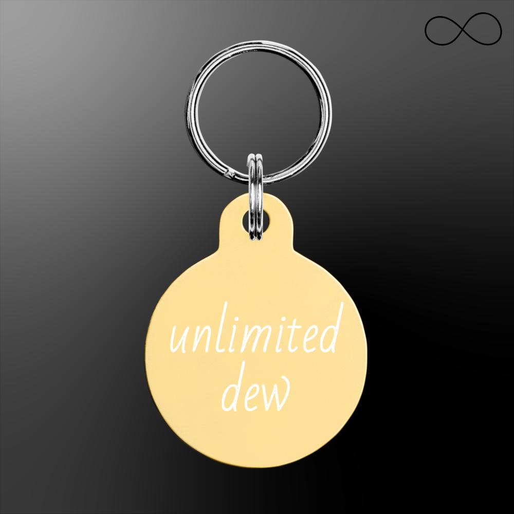 U D Engraved Pet ID Tag