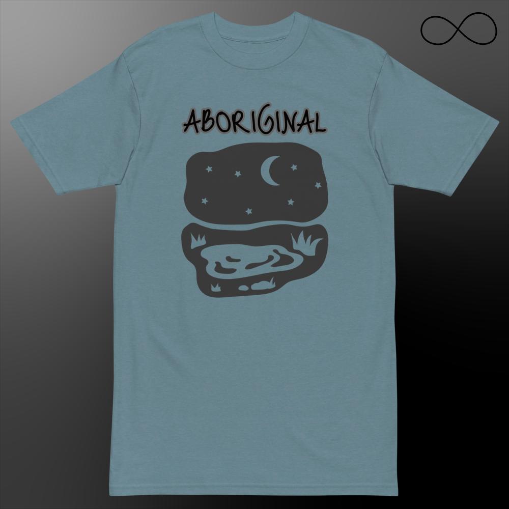 Camiseta premium de peso pesado A B.