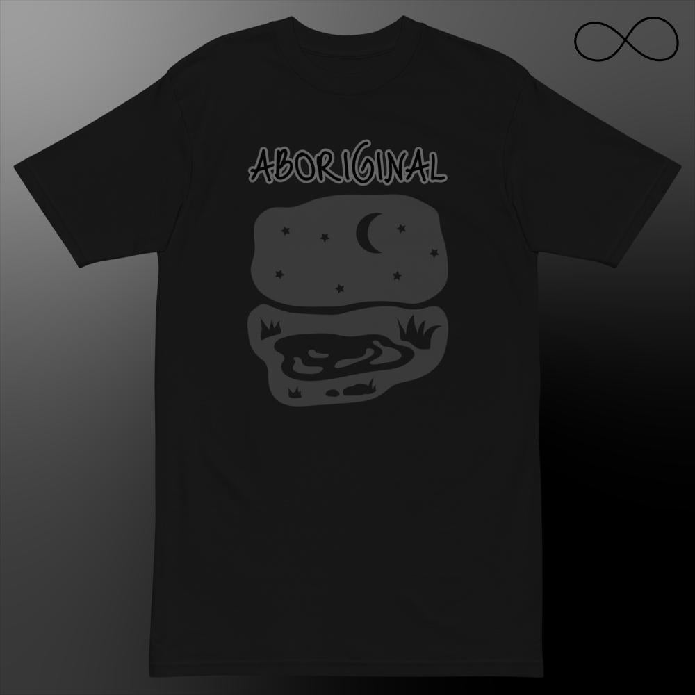 Camiseta premium de peso pesado A B.