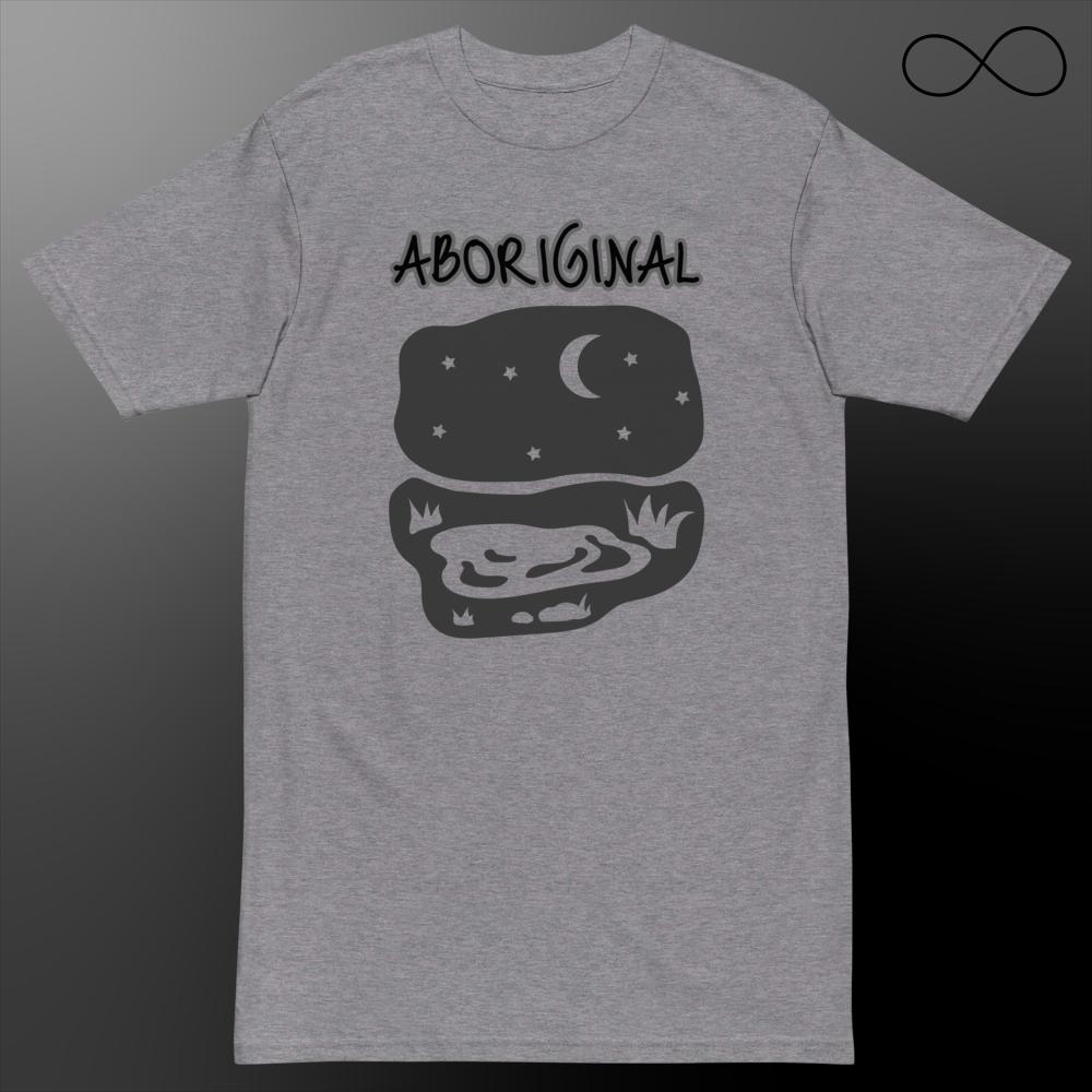 Camiseta premium de peso pesado A B.