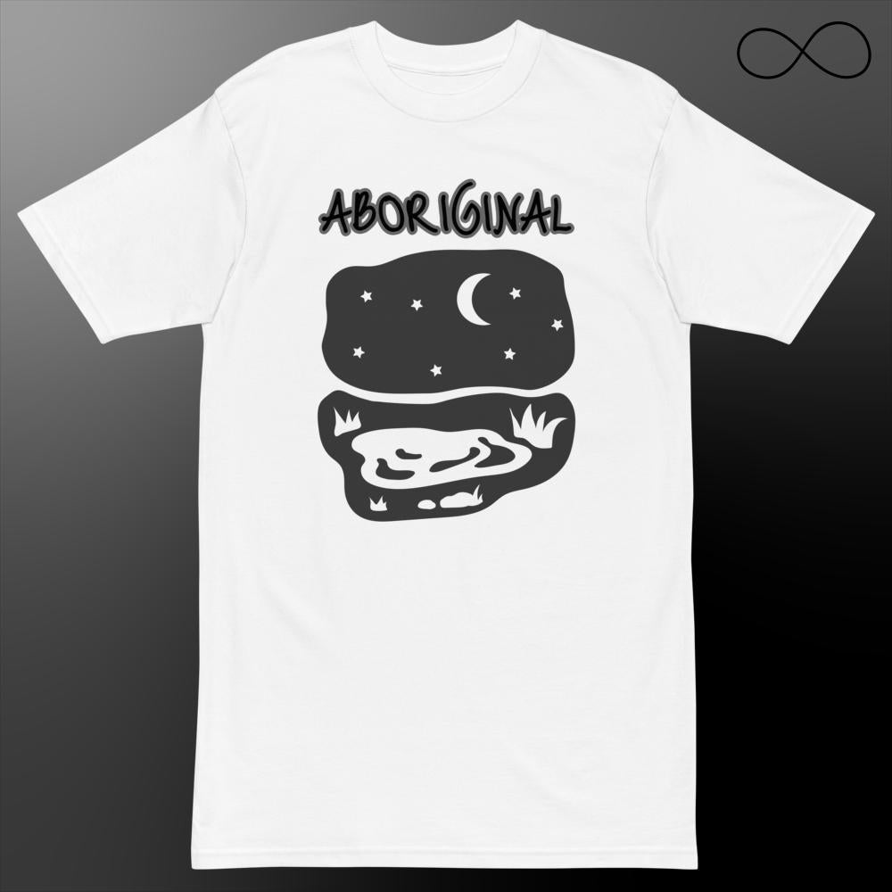 Camiseta premium de peso pesado A B.