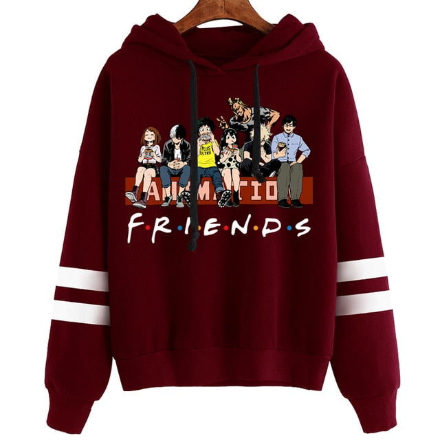 Sudadera con capucha de Anime My Hero Academia Friends