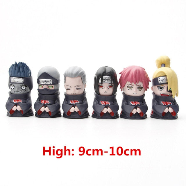 Juego de juguetes con figuras de Naruto de Anime
