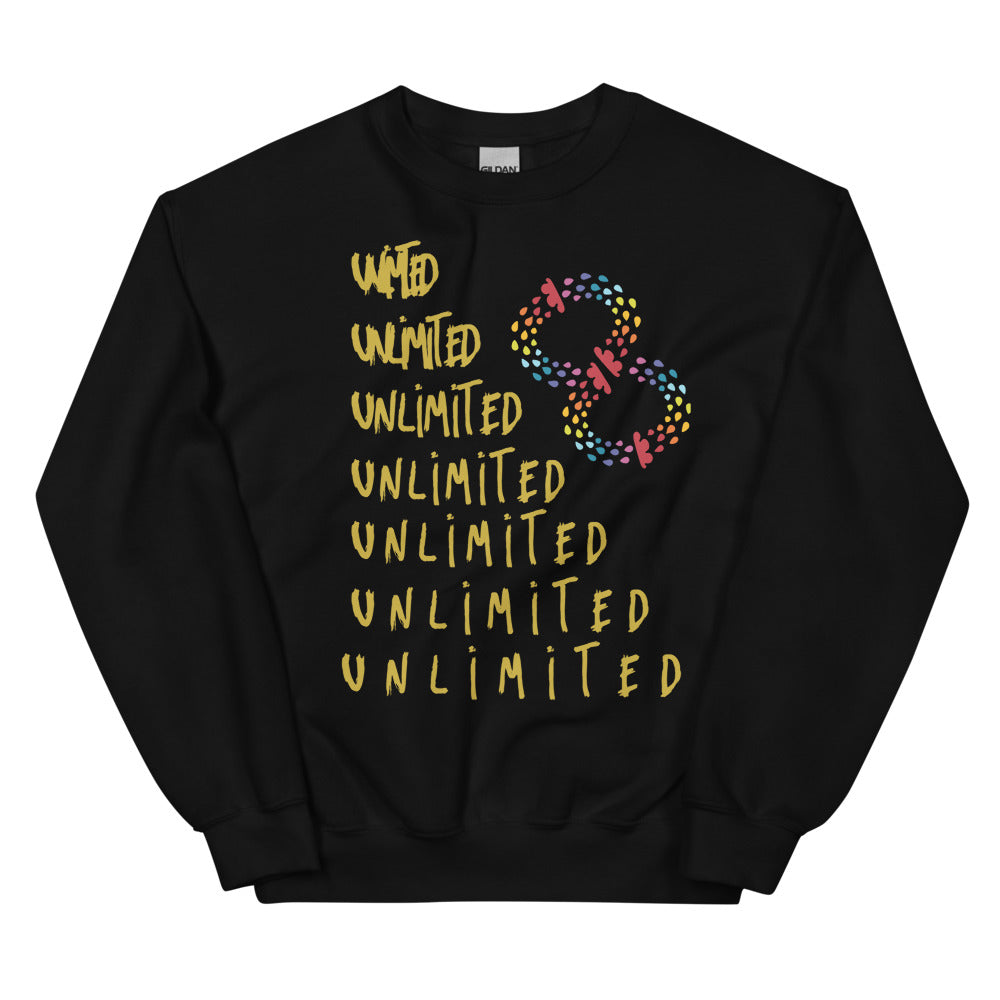 Sudadera unisex Espacios ilimitados