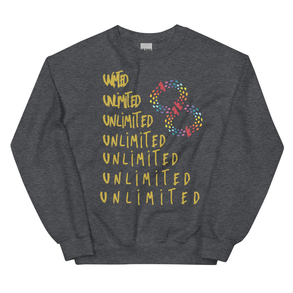 Sudadera unisex Espacios ilimitados