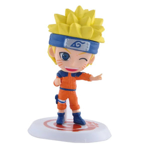 6pcs/set Naruto Anime Figure Shippuden Action Figure Q Version Hatake Kakashi Model 7CM PVC Uzumaki Naruto Statue Toys Doll Gift