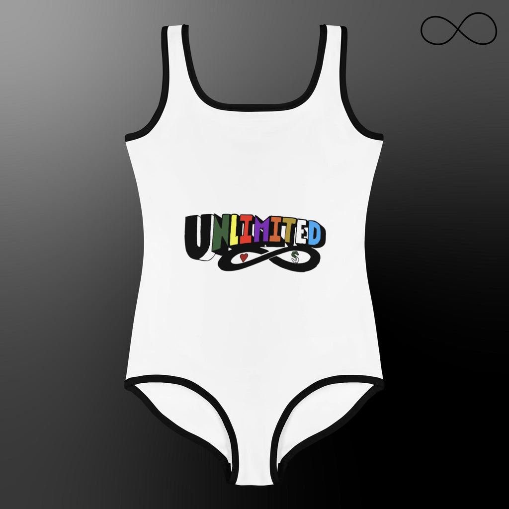 UN 1 All-Over Print Kids Swimsuit