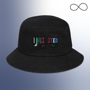 UN 1 Denim bucket hat