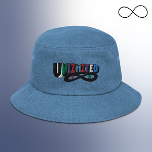 UN 1 Denim bucket hat