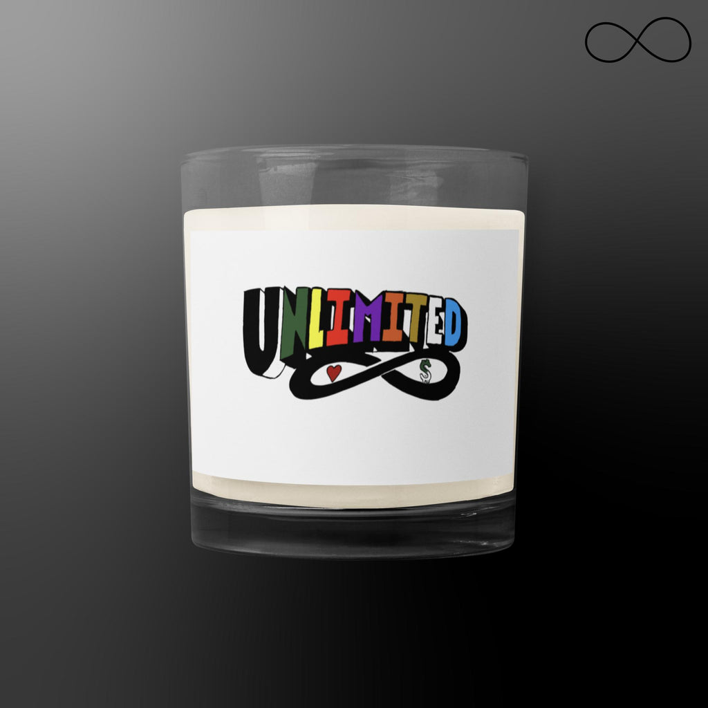 un 1 Glass jar soy wax candle