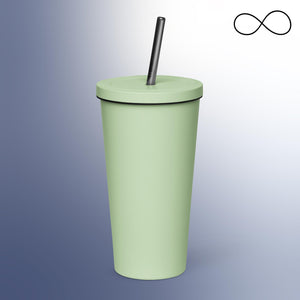 UD Insulated tumbler with a straw