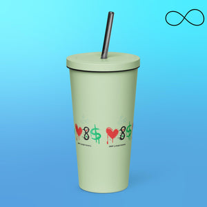 UD 10 Insulated tumbler with a straw